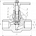 Клапан запорный Dn40 Pn100 под приварку 08Х18Н10Т 15нж68нж