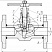 Клапан запорный Dn40 Pn250 фланцевый 09Г2С 15лс68нж