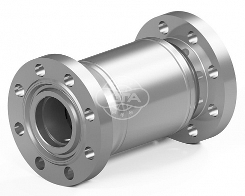 Клапан обратный поворотный фланцевый Dn200 Pn16 12Х18Н10Т