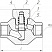Клапан обратный подъемный муфтовый Dn15 Pn10 10Х17Н13М2Т 16нж48нж