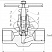 Клапан запорный Dn15 Pn100 муфтовый Ст. 20 15с68нж