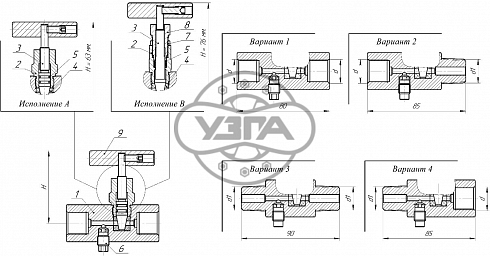 Вентиль ВПЭМ цапковый Dn5 Pn700 Ст. 20